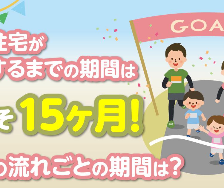 注文住宅が完成するまでの期間はおよそ15ヶ月！施工の流れごとの期間は？